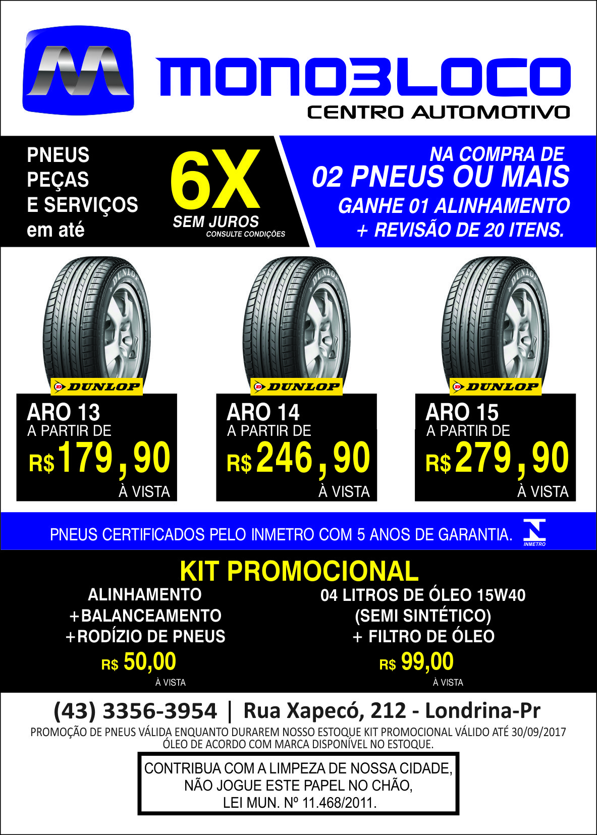 Promoção Monobloco